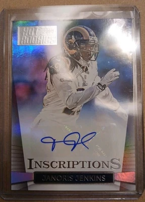 2014 Score Hot Rookies - Inscriptions Janoris Jenkins #I-JJ (AU) Autographed RC - Image 1 of 2