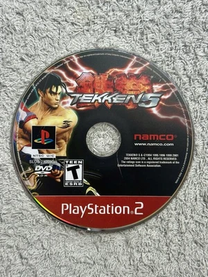 Tekken 5 Greatest Hits (Sony PlayStation 2, 2005) PS2 Juego de Lucha Solo Disco Foto 1 de 2