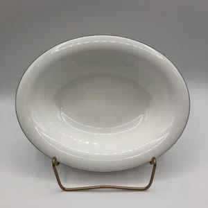 Wedgwood SIGNET PLATINUM weiß Bone China 9 3/4" Gemüseschüssel Ersatz - Bild 1 von 11