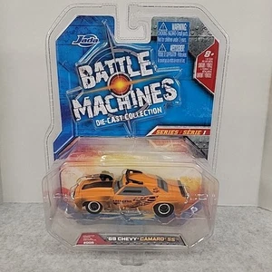 Jada Battle Machines Die Cast '69 Naranja Chevy Camaro SS #008 Serie 1 - Imagen 1 de 3