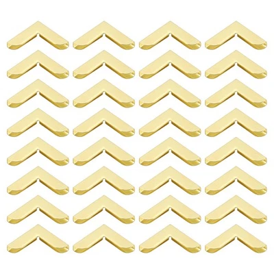 150 un. 20 mm metal esquinas de libros fotos esquinas de libros tono dorado Foto 1 de 4