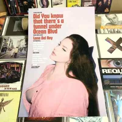 Lana Del Rey 'Did You Know That There's A Tunnel Under Ocean Blvd' Poster