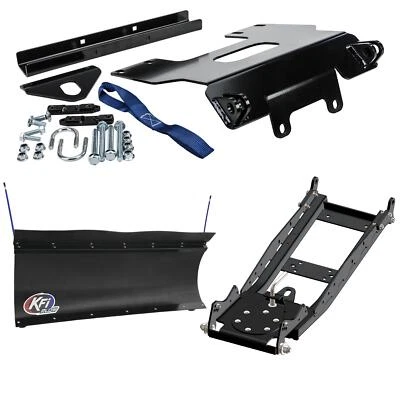 Kit quitanieves KFI Products para Kymco UXV 450i 2015-2021 con hoja Pro-Poly de 60" Foto 1 de 2
