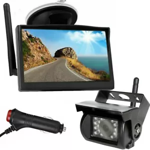 5" Wireless Rear View Reverse Camera and Backup Monitor Kit for Caravan RV Truck - Picture 1 of 24