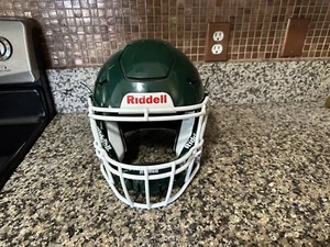 Riddell SpeedFlex Football Helmet Green w/ White Facemask Adult Small - Picture 1 of 10