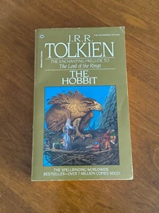 Vintage The Hobbit by J.R.R. Tolkien Paperback Book 1985 Ballantine 13th Revised - Foto 1 di 6