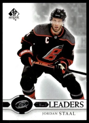 2020-21 SP Authentic True Leaders Jordan Staal Carolina Hurricanes #TL-JS - Image 1 of 2