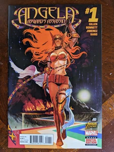 Angela Asgard's Assassin #1 casi nuevo 2015 Stephanie Hans cubierta primera aplicación ¡Sera preciosa! - Imagen 1 de 6