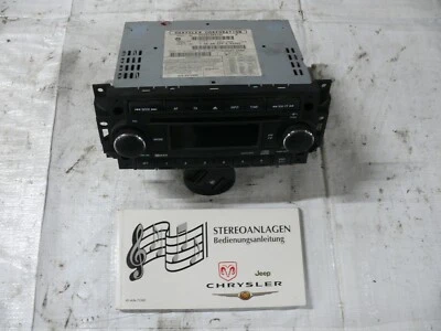Jeep Grand Cherokee III WH 3,0 CRD 218 PS Radio P05064067AF + Bedienungsanl. R89 - Bild 1 von 3