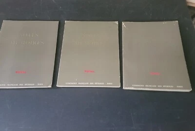 Notes et mémoires N°12  13  14 Compagnie française des pétroles/Paris 1978 Total - Image 1 of 4