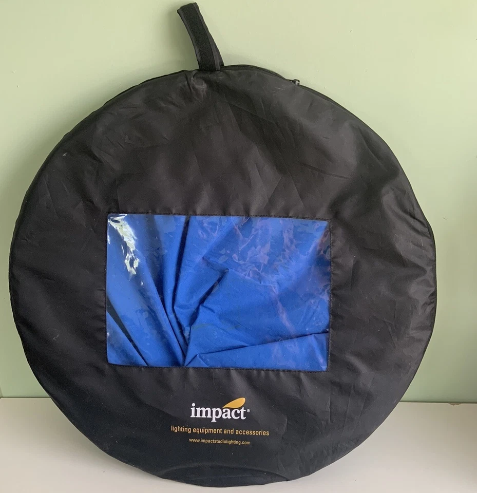 Fondo Impact Super Plegable BGC-CB-57 (Azul Cromo, 5'× 7') Usado - LEER Foto 1 de 4