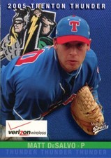 2005 Trenton Thunder MATT DESALVO RC YANKEES NEW CASTLE PA