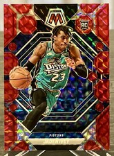 2022-23 Panini Mosaic Jaden Ivey Rookie Card Red Wave Prizm #216