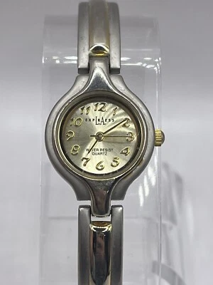 LA Express Reloj Mujer Cuarzo Dos Tonos Caja 22mm - Batería Nueva Foto 1 de 4