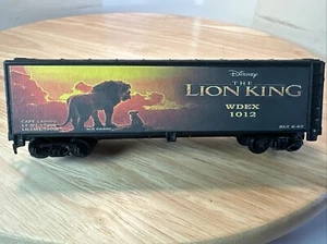 CUSTOM LETTERING HO BILLBOARD REFFER FEATURING DISNEY THE LION KING MURAL - Picture 1 of 12
