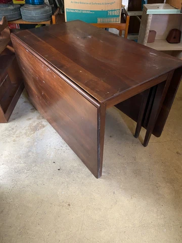Antique Solid Wood Drop-leaf Gateleg Table Cover