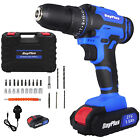 1/2 Battery 21V Cordless Drill Combi Driver High Power Electric Screwdriver Set