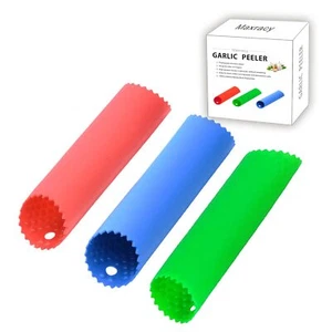 Silicone Garlic Peeler Tube Garlic Skin Remover Roller Kitchen Tool - Picture 1 of 7