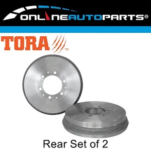 2 x Rear Brake Drums for Toyota Hilux GGN25 KUN26 4wd Ute 4/2005-on - Picture 1 of 1