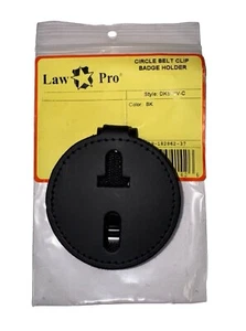 Law Pro, porta badge, porta badge clip da cintura circolare, nero, stile: DK512V-C - Foto 1 di 6