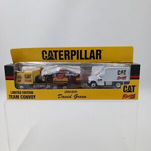 MATCHBOX 1996 Caterpillar CAT Racing David Green Team Convoy Semi Truck Car NIB