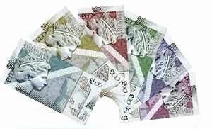 Azores Islands, 5-10-20-50-500 Pounds,5 PCS SET UNC (TK 17 168) - Picture 1 of 2