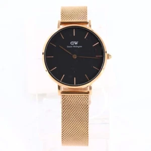 Daniel Wellington Melrose Black Rose Gold Ladies Watch (FPP002265) - Picture 1 of 6