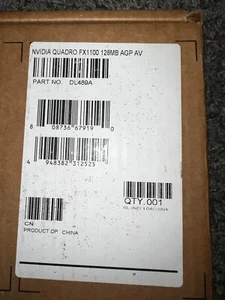 Nvidia QuadroFX 1100 128MB Graphics Card 900-50192-0300-000 - Picture 1 of 5