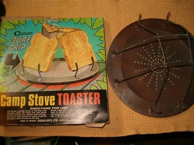 Vintage Coghlan Sure Grip Camp Camping Stove Toaster in Box 1971 Made in Canada - Image 1 of 4