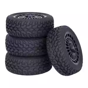 Neumáticos y llantas de rally de goma hexagonal de 12 mm 4 piezas para auto todoterreno RC 1:10 HSP HPI - Imagen 1 de 7