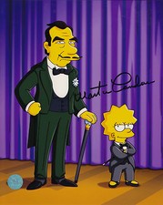 The Simpsons Signed 8x10 Picture Actor Martin Landeau Autograph Great Raymondo
