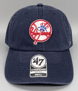 '47 Brand New York Yankees Franchise Hat Navy Blue Men's Size Small S Fitted New