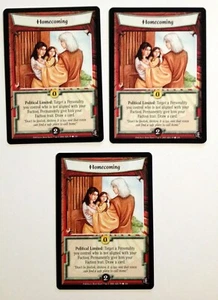 Homecoming (3) L5R Legend of the Five Rings CCG Path of Hope POH - Picture 1 of 1