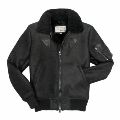 Cockpit USA Shearling Nappa B15 B-15 Bomber Jacket Sheepskin Leather B3 B-3 36 - Image 1 of 3