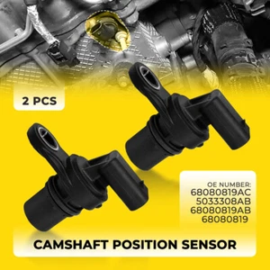 For 2014-21 Dodge Jeep Chrysler 5033308AB 68080819AC Camshaft Position Sensor 2x - Picture 1 of 10