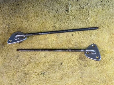 1968 dodge charger sun visor arms right left rods pivots right b-body stock pics - Image 1 of 4