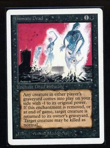 MTG Magic the Gathering | Unlimited - ANIMATE DEAD | free combined shipping - Picture 1 of 2