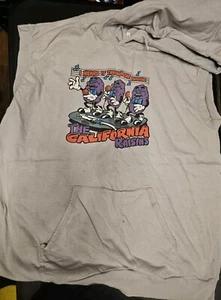 California Raisins Sleeveless Hoodie Women's Large - Picture 1 of 3