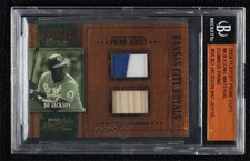 2004 Playoff Prime Cuts MLB Icons Combo Materials /19 Bo Jackson BGS Encased