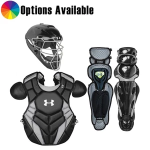 Under Armour UA Pro 4 NOCSAE Youth Baseball Catcher's Package - Picture 1 of 4
