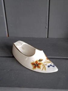 Royal Stafford Ashtray Shoe Slipper Floral Bone China Vintage - Picture 1 of 8