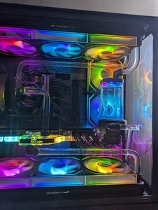 Lian Li O11 Vision Compact, Black, Dual Chamber, Tempered Glass + Mesh Top Panel - Picture 1 of 6