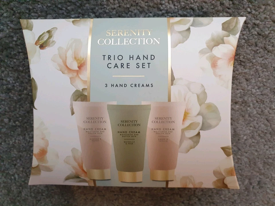Ladies Trio Hand Care Gift Set, Serenity Collection, 3x50ml Hand Creams,Gift Set