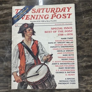 The Saturday Evening Post Bicentennial 1976 July/ August~ Norman Rockwell Covers - Picture 1 of 3