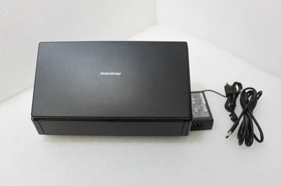 Fujitsu ScanSnap iX500 Wireless Color Image Document Scanner With Adapter Cables - Image 1 of 4