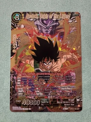 Bardock, Origin Of The Legend BT18-148 SCR Foil Dragonball Super Foil - Image 1 of 2