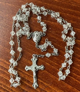 Rosario católico Jerusalén cristalino - 20” (envío gratuito) - Imagen 1 de 4