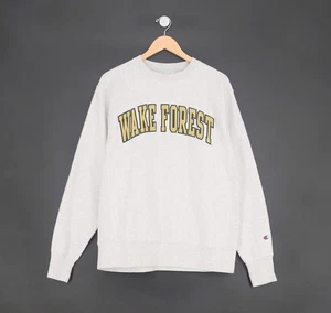 CHAMPION Reverse Weave Wake Forest Sweatshirt Size M - Picture 1 of 6
