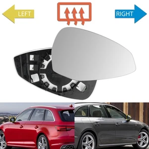 1 Paar Spiegelglas Beheizbar für Audi A4 Avant 8W5, 8WD BJ. 2015-2019 Heizung - Bild 1 von 12