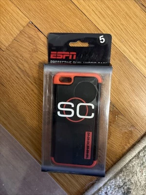 Funda Protectora Doble Híbrida iPhone 5 ESPN SC - NUEVA EN CAJA Foto 1 de 2